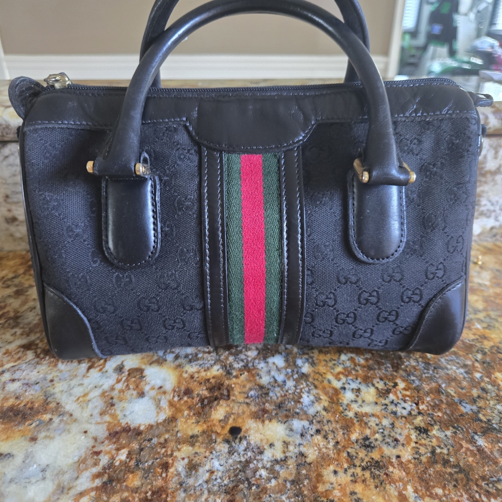 Gucci Black and Green Women's Bag